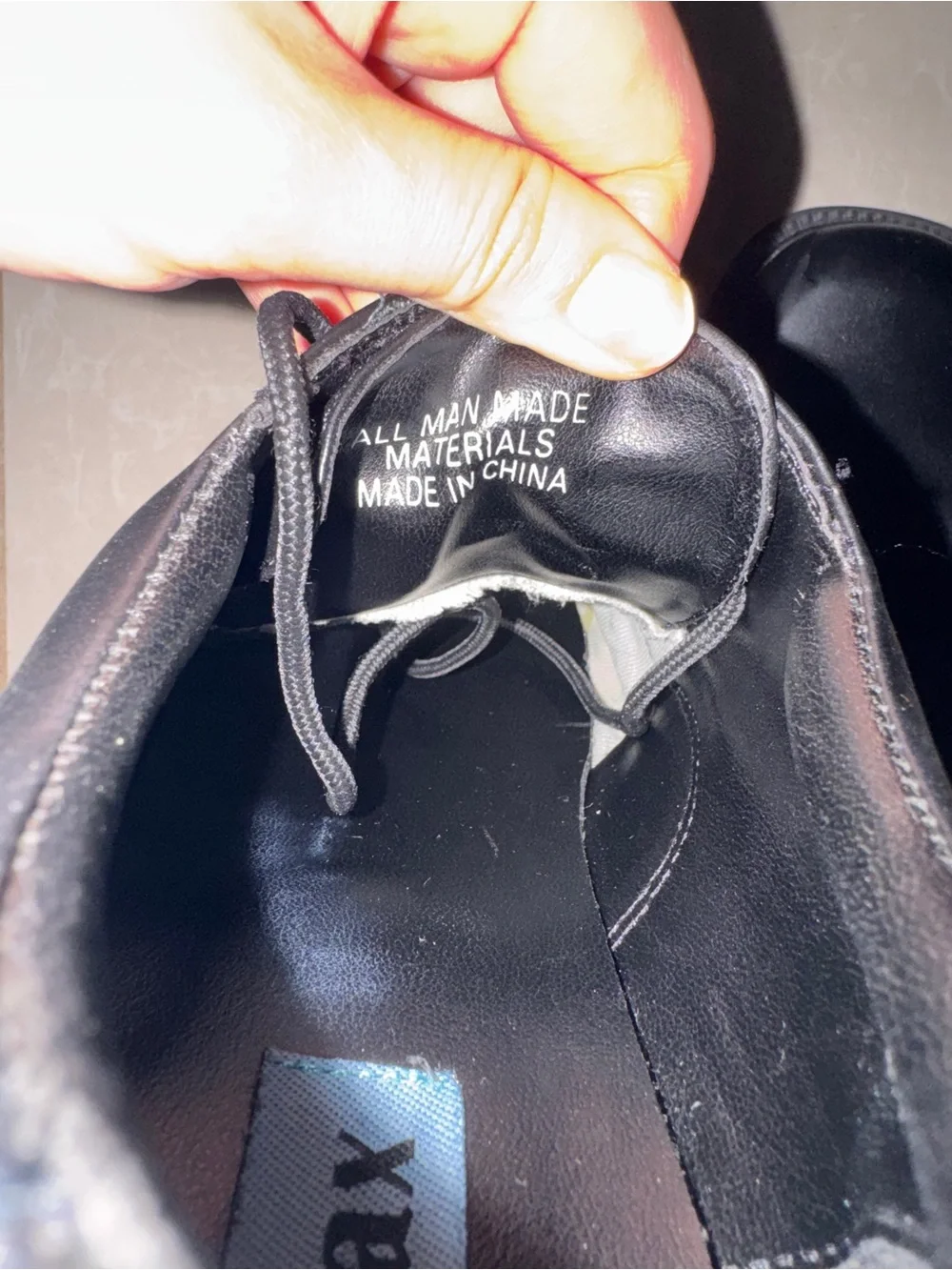 Men's Black Lace-Up Oxford Dress Shoes